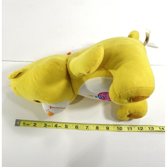 Care Bears 2006 Nanco 11"Plush Yellow Stuffed Toy Animal with Birthday Cupcake - Picture 6 of 12